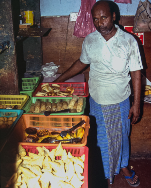 The chef at the 'Buma'