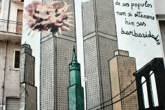 Twin Towers mural, Orgosolo