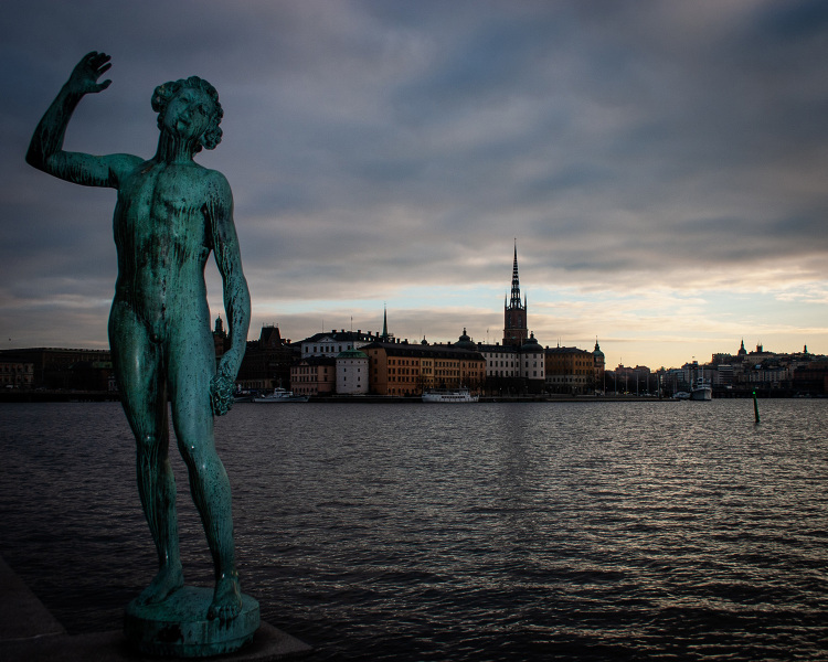 Harbour statue