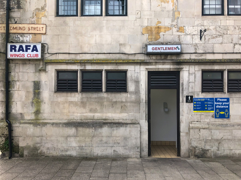Georgian toilet block