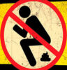 No Shitting in the Toilet logo
