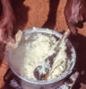 A close up of a pot of ugali (Peter Moore)