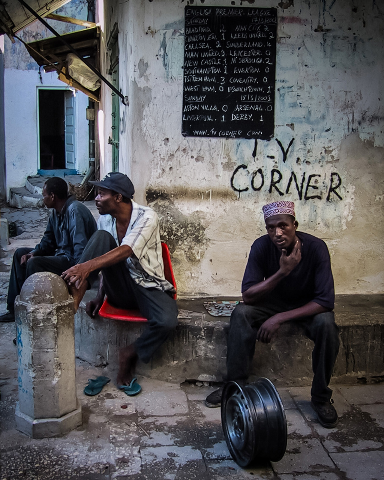 TV Corner in Zanzibar (Peter Moore)