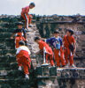Kids playing on the Temple of the Sun in Teotihuacán (Peter Moore)