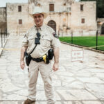 Night Shift Trevor guarding the Alamo (Peter Moore)