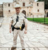 Night Shift Trevor guarding the Alamo (Peter Moore)