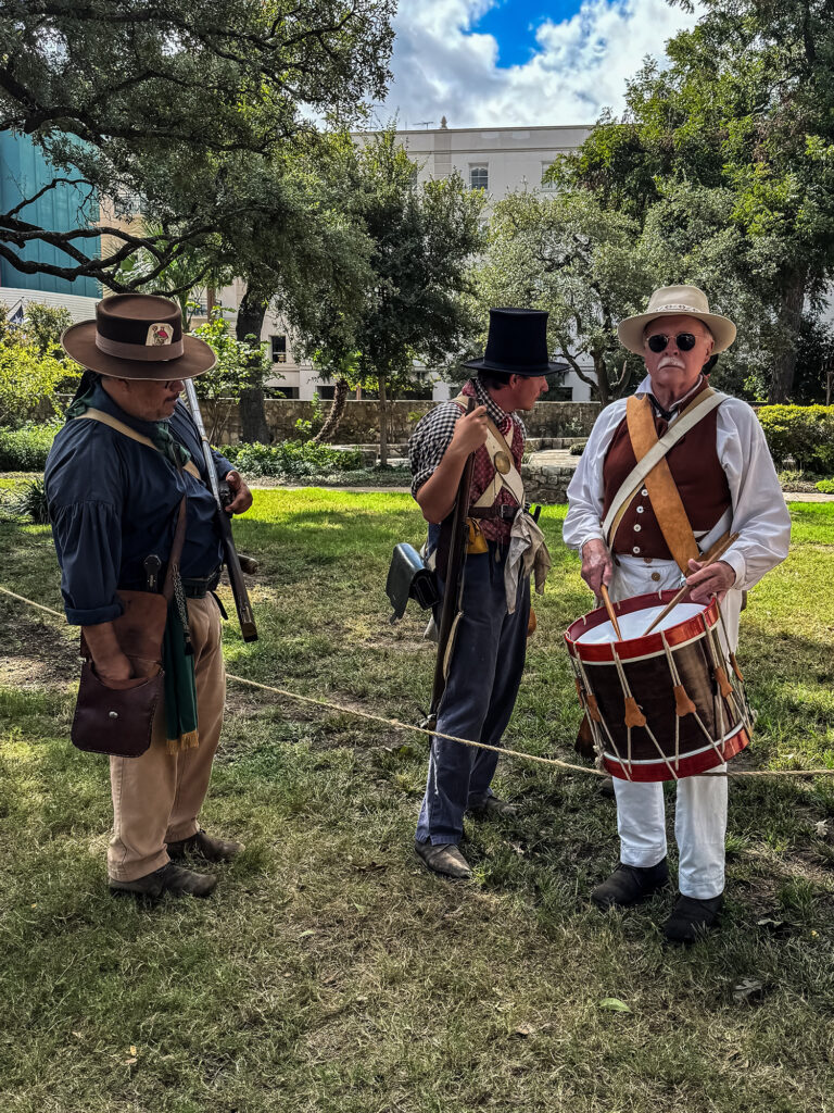 Recreators at The Alamo (Peter Moore)