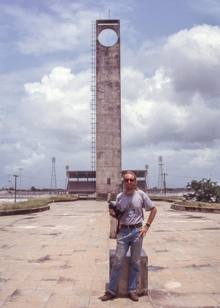 Peter at the Estádio Milton Corrêa in Macapá (Peter Moore)