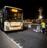 Bus to central Dakar, Dakar Airport (Peter Moore)